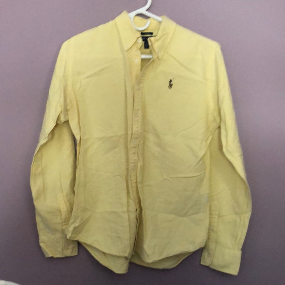 Yellow Ralph Lauren button-front